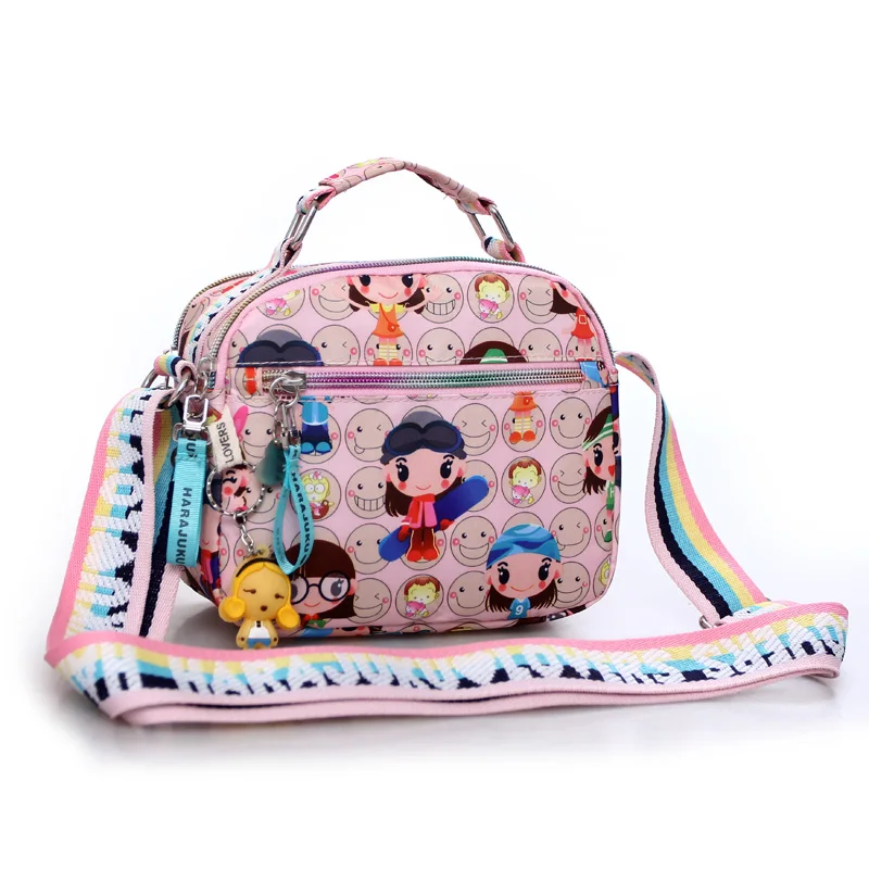 Сумочка куклы в стиле Харадзюку водонепроницаемая нейлоновая женская сумка на