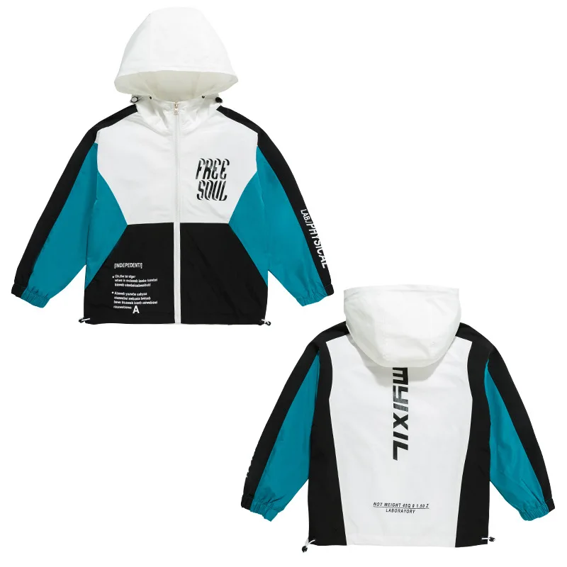 

Fashion Spring Autumn Coat Outerwear Top Children Clothes Kids Costume Teenage Gift Plus Size Boy Clothing High Quality
