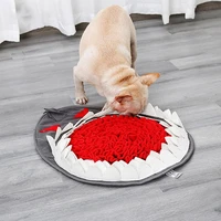 dog sniffing mat machine washable snuffle mat dog soft treat dispenser puzzle snack feeding mat