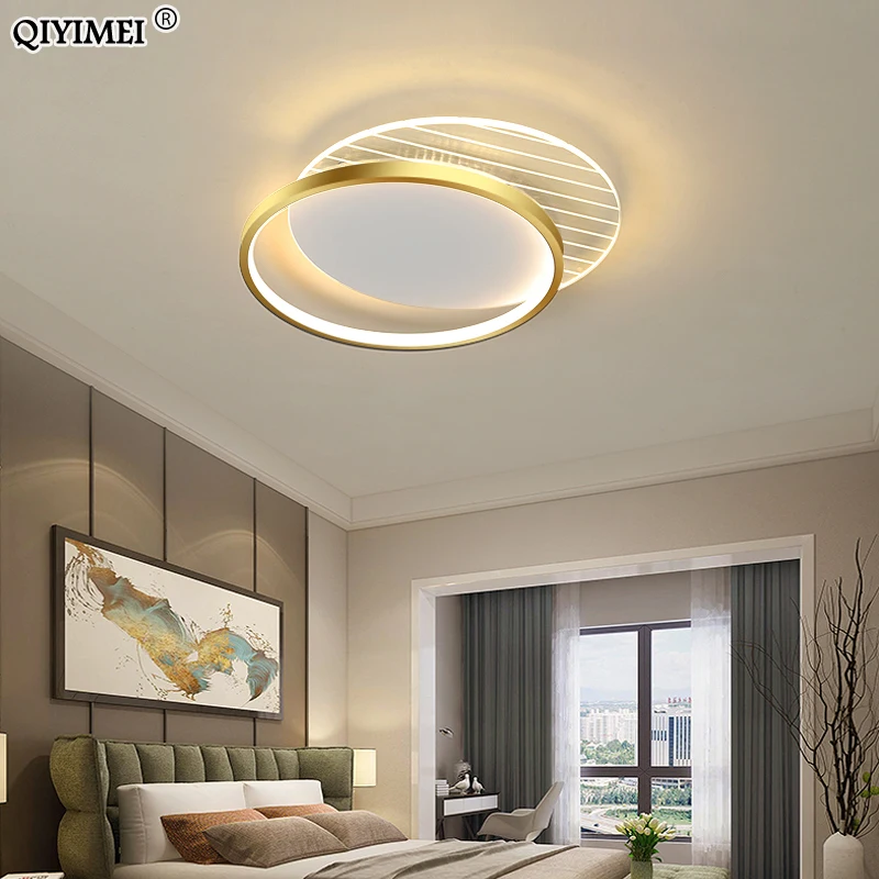 Luces de techo LED minimalistas modernas para sala de estar, sala de estudio, dormitorio, cocina, armario, lámpara de techo, hogar cálido