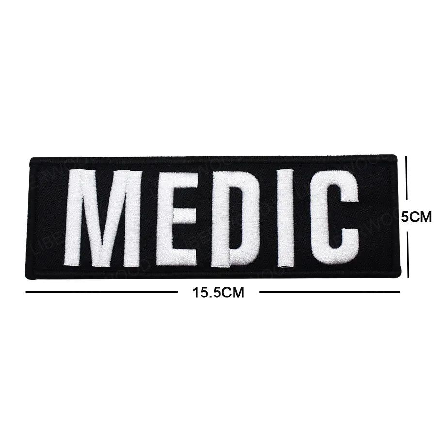 Резиновый 3D ПВХ медицинский фельдшер ЭМТ EMS мед тактический боевой патч черный OPS патч спасательный первый ответчик аппликация значок патч