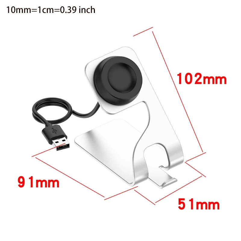 

High Quality Charging Stand Comfortable Charger Holder Compatible with Watch3 Smartwatch Portable Charging Cradle 95AF