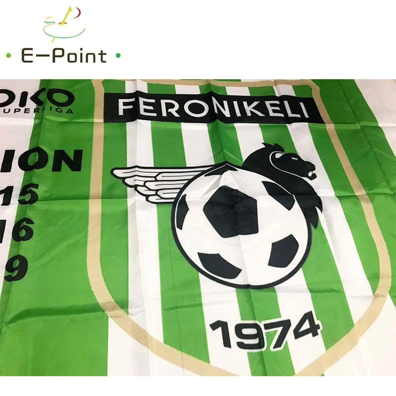 Футбольная Суперлига косовских КФ Feronikeli флаг 3 фута* 5 футов(90*150 см) размер рождественские украшения для домашнего флага баннер подарки