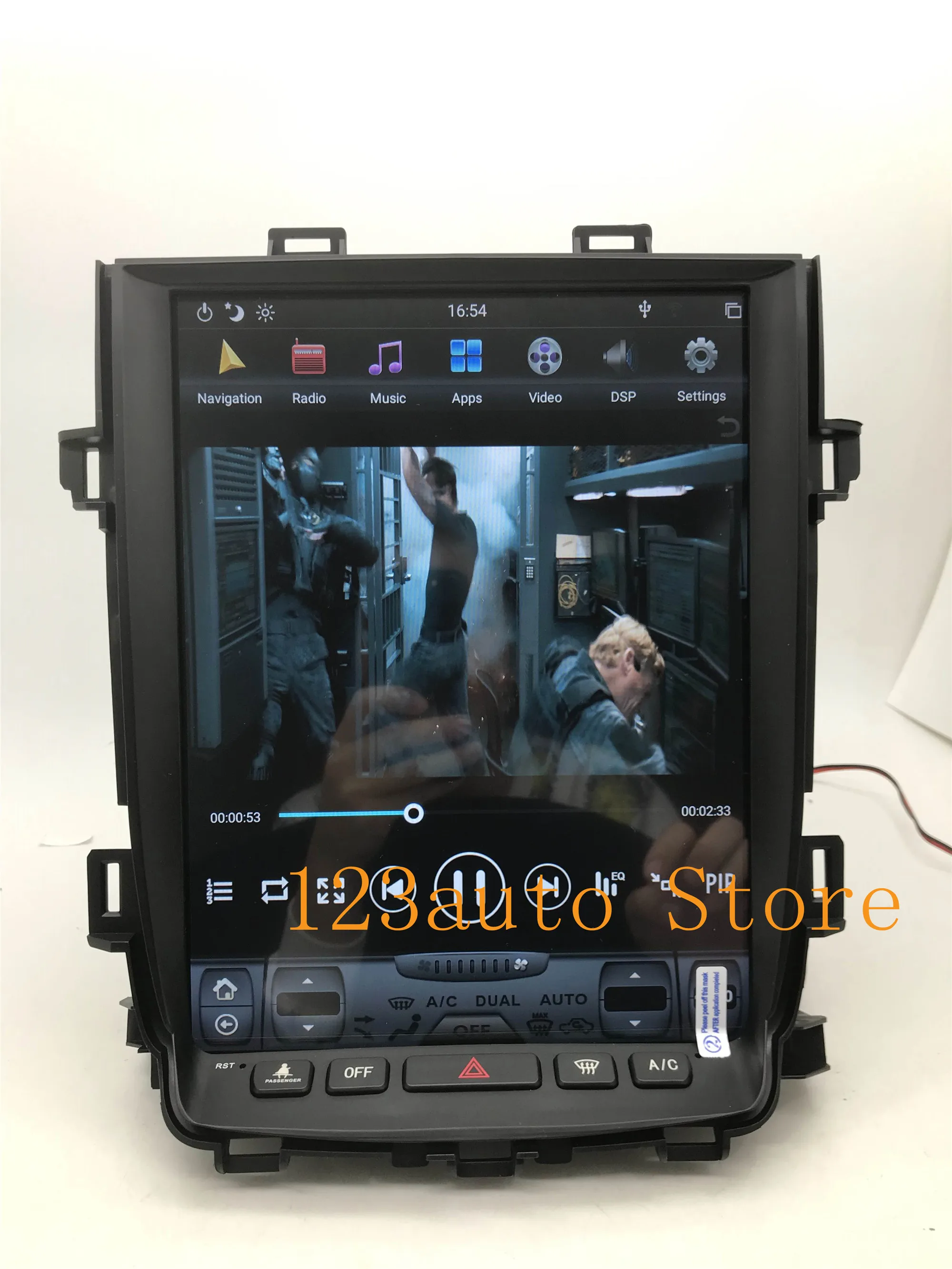 12 1 дюймов вертикальный Tesla Style Android 9 0 автомобильный DVD GPS навигатор плеер Радио для
