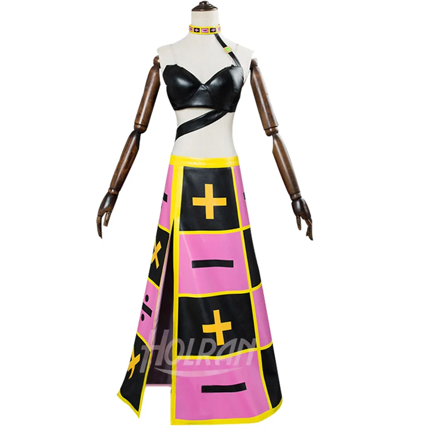 

Japan Cartoon Bizarre Adventure Cos Trish Una Cosplay Costume Halloween Suits 2020 HOLRAN New Arrival