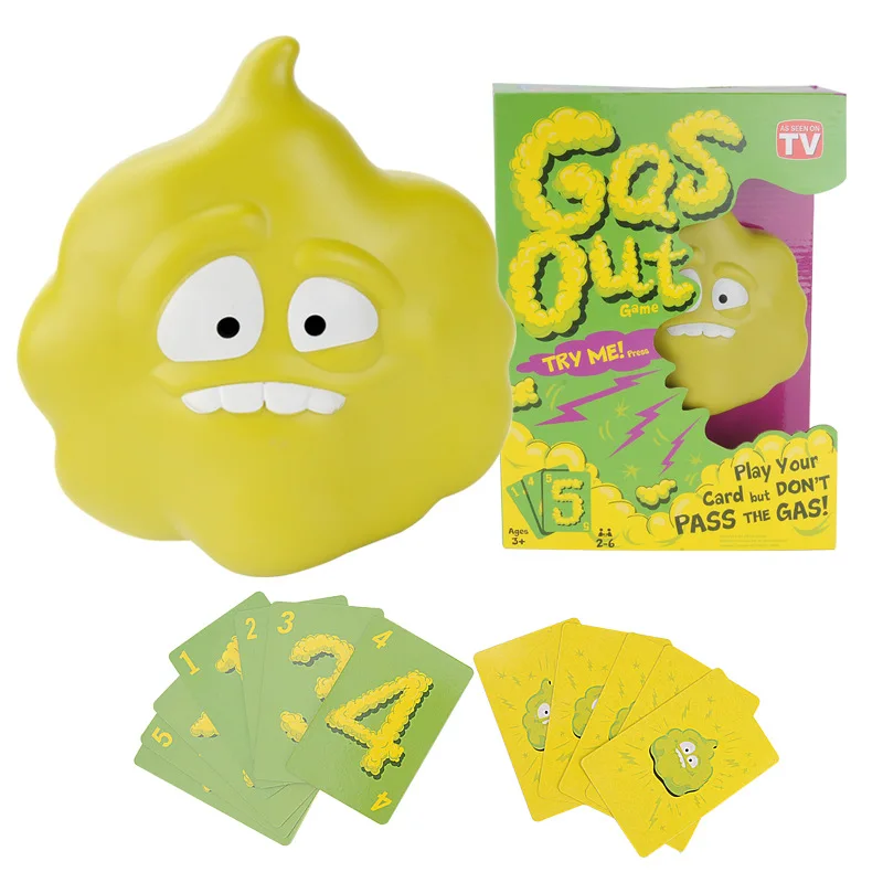 Игрушка для игр gas out Guster прикольная шутка забавная игра Gas Out развлечение