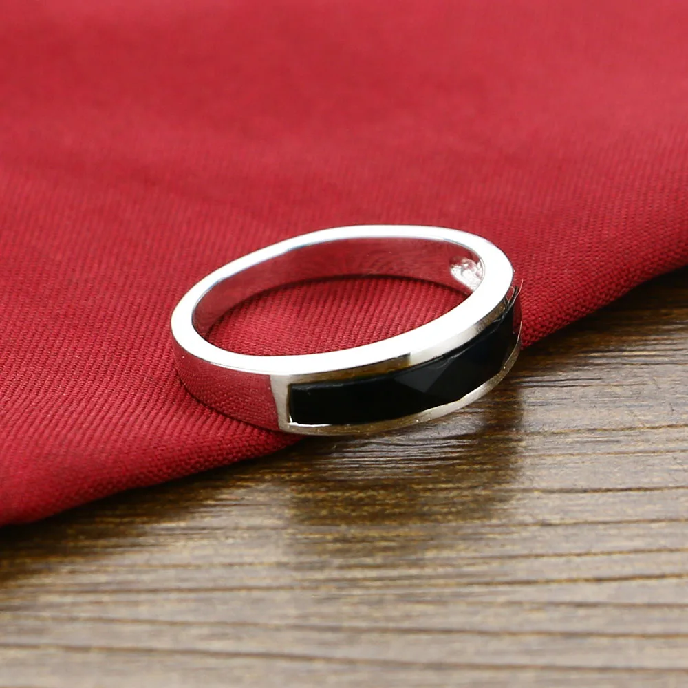 Кольцо женское из серебра 925 пробы инкрустированное агатом | Украшения и