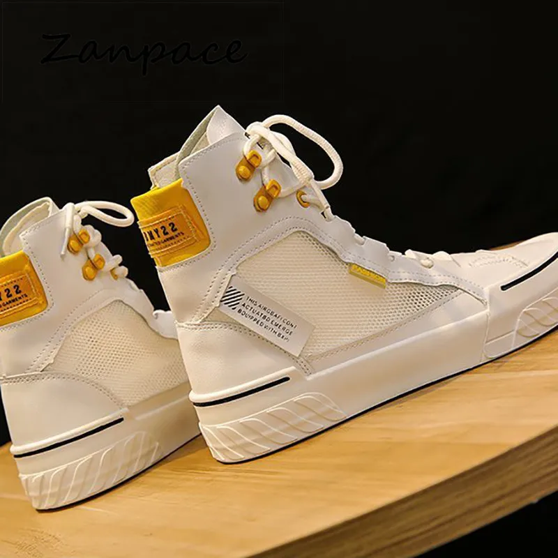 2021Summer Women's Sneakers New Canvas Lace-Up Women's Sports Shoes Breathable Platform Sneakers Shoes White Casual Women Shoes