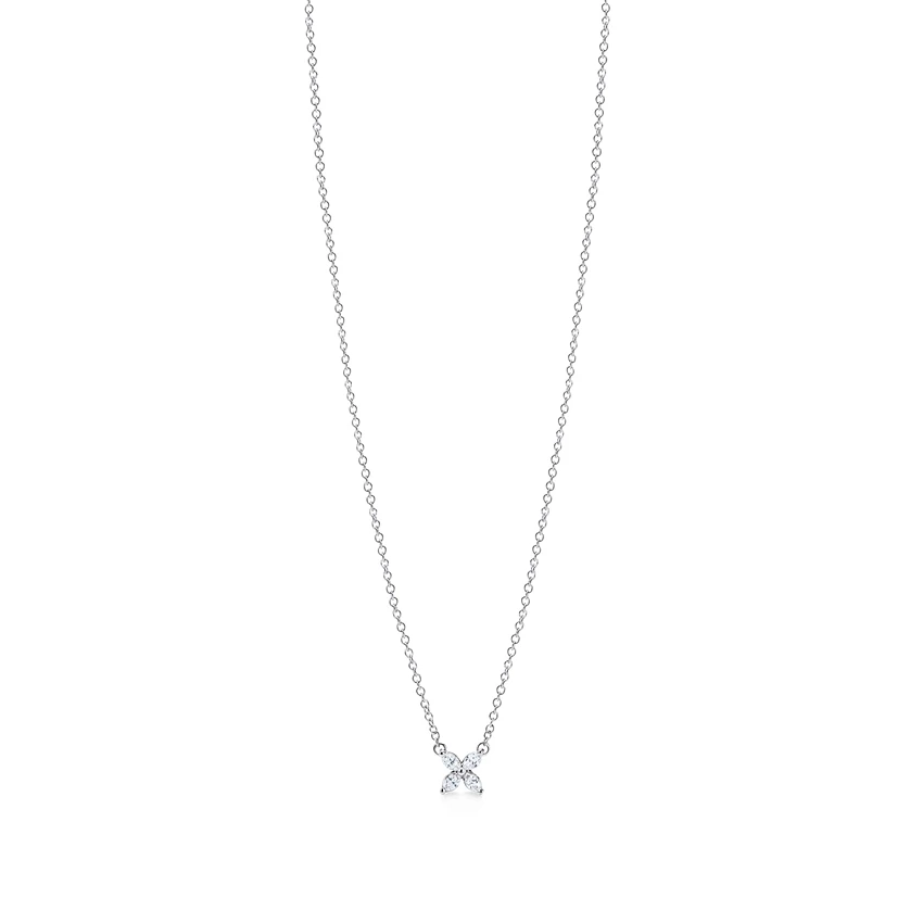

Classic personality contracted gem-set miniature tags, necklace