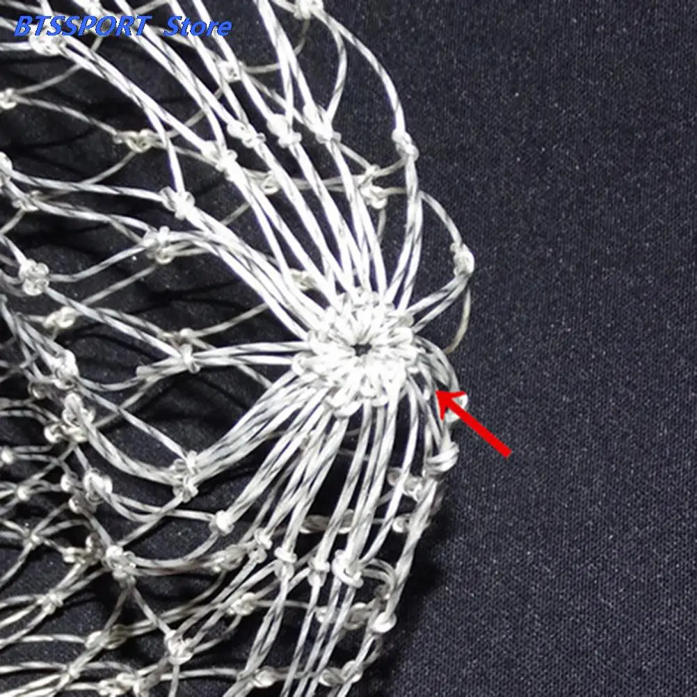 1PC Fishing Net Double Line Braided Mesh Landing Tools Hole For Bass Trout Catch Accesorry 35/45/70cm | Спорт и развлечения