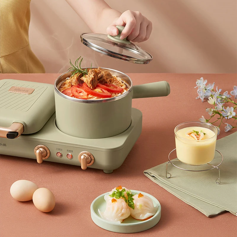 Prezzo JRM0326 Bear Sandwich Macchina Per La Colazione Macchina Per Alimenti Domestici Tostapane Multifunzione Nove In Uno Timer Automatico Waffle Pan