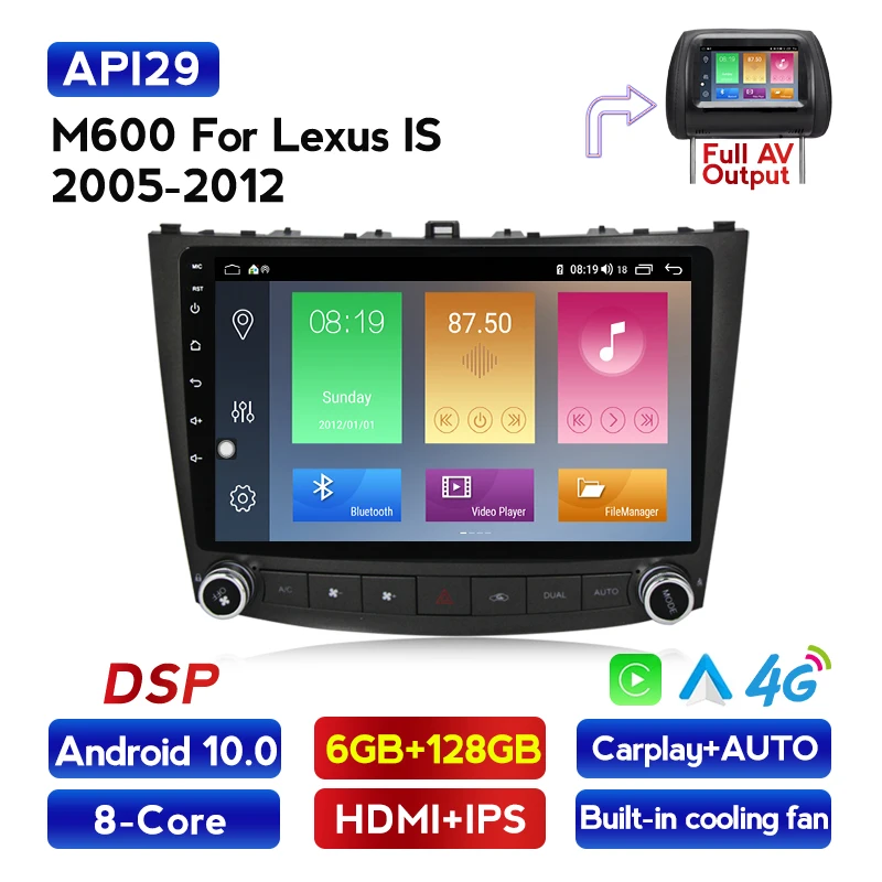 Автомагнитола на Android DVD плеер для Lexus IS250 IS300 IS200 IS220 IS350 2005 2012 стерео 2 Din головное