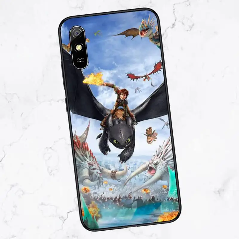 

Toothless Train Your Dragon Phone Case For Xiaomi Redmi 4x 5 plus 6A 7 7A 8 mi8 8lite 9 note 4 5 7 8 pro