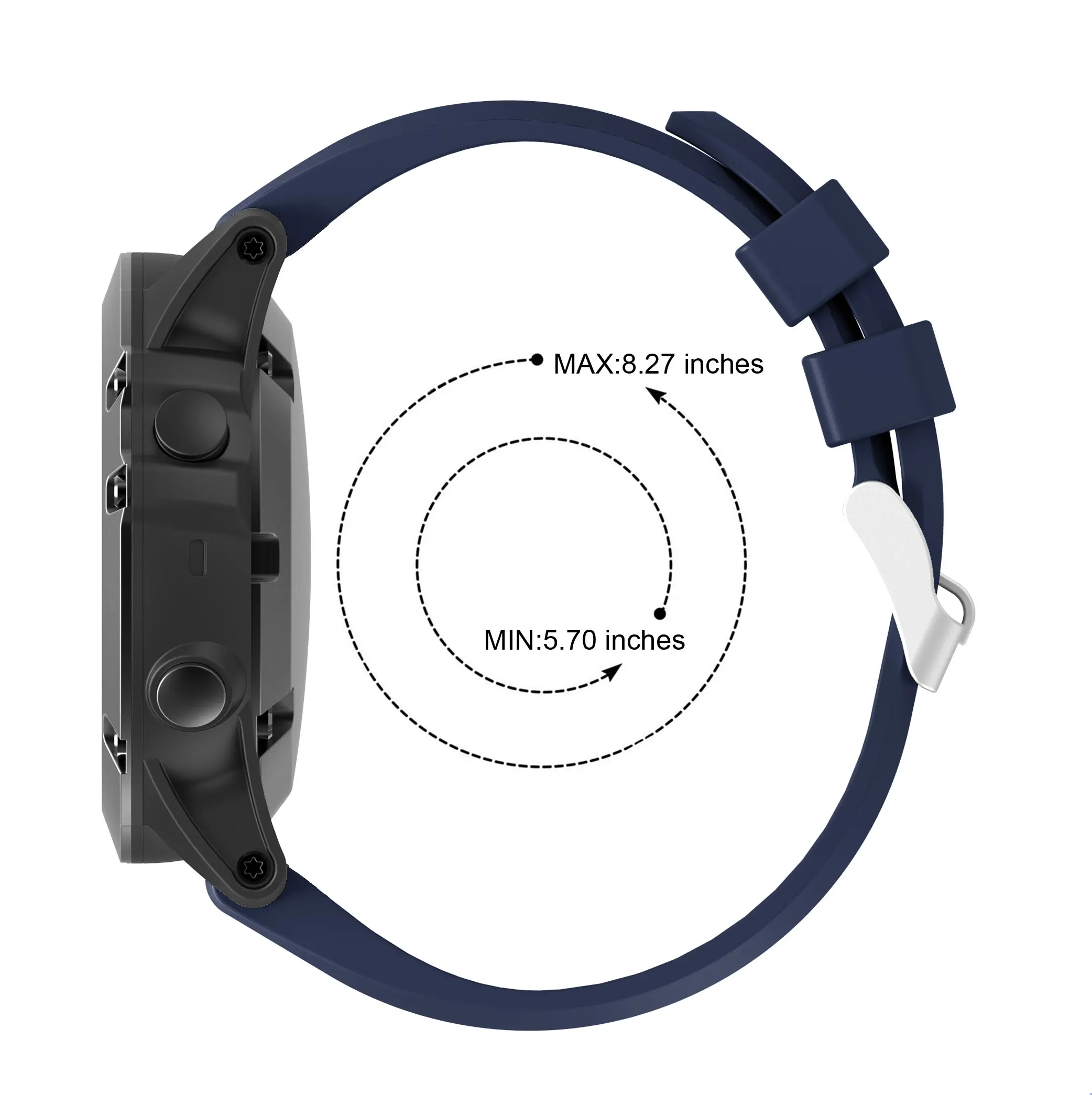 Yayuu полосы для Garmin Fenix 5X/5X Plus/Fenix 3/3 HR сменный ремешок для часов быстросъемный ремешок силиконовый водонепроницаемый браслет