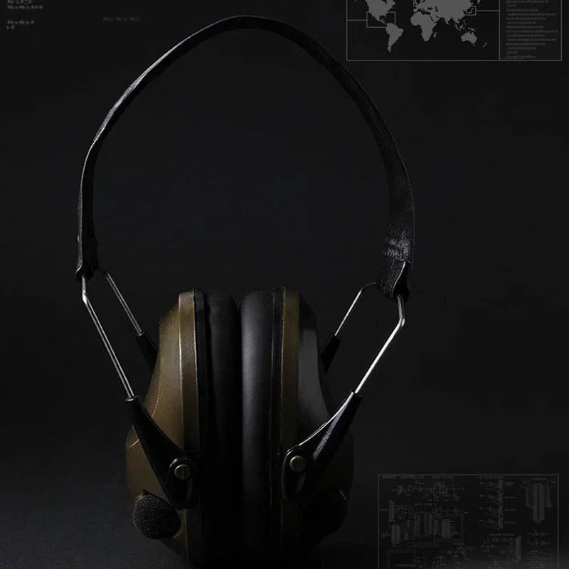 Шумоподавляющие наушники защитные прочные аксессуары для охоты и стрельбы на