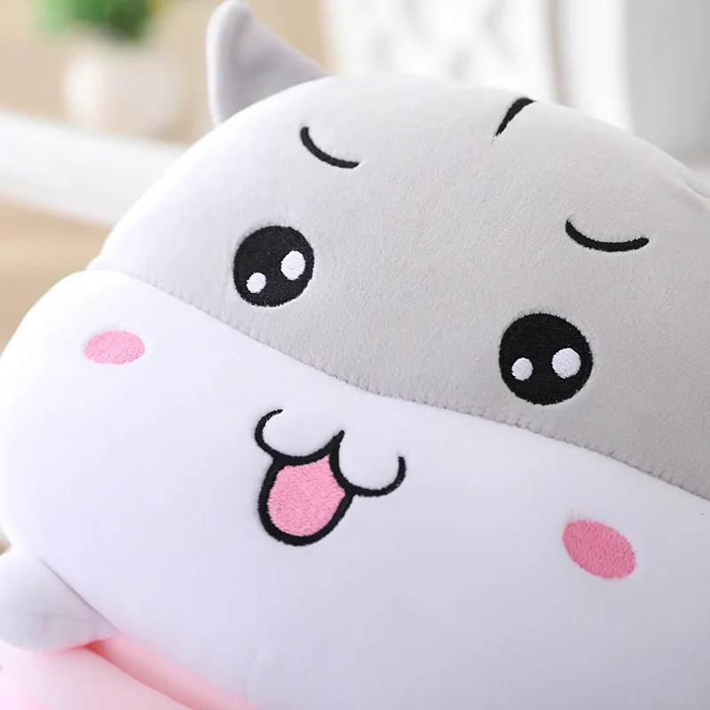 Пуховая длинная подушка из хлопка супер мягкая плюшевая игрушка с изображением