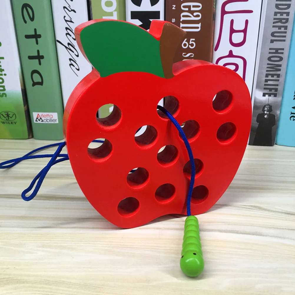 Детский Развивающий пазл-игрушка Яблоко с нитью | Игрушки и хобби