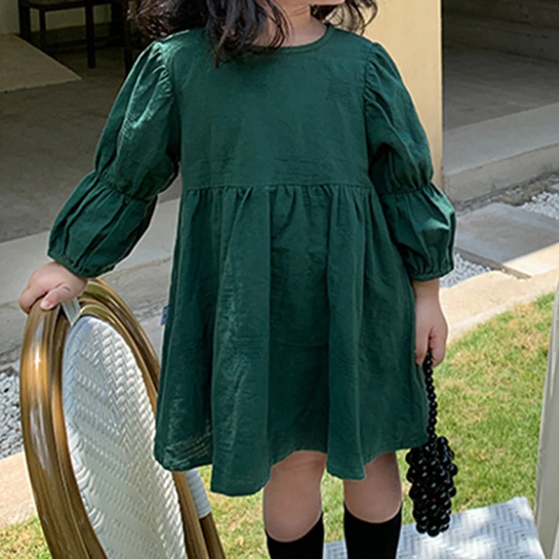 

Dress 2021 New Autumn Party Dress Kid Clothes Girl Clothing Costume Children Dress For 3-7 Years