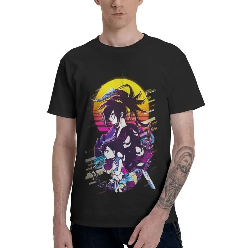 

Манга Dororo и Hyakkimaru футболки Для мужчин хлопковая футболка с коротким рукавом эстетика vaporwave Аниме футболки-новинки подарок