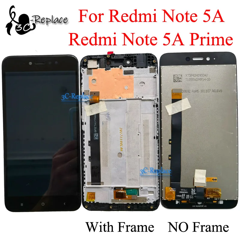 Для Xiaomi Redmi Примечание 5A Prime Pro / Y1 Lite Note глобальная версия модуль ЖК-дисплей и