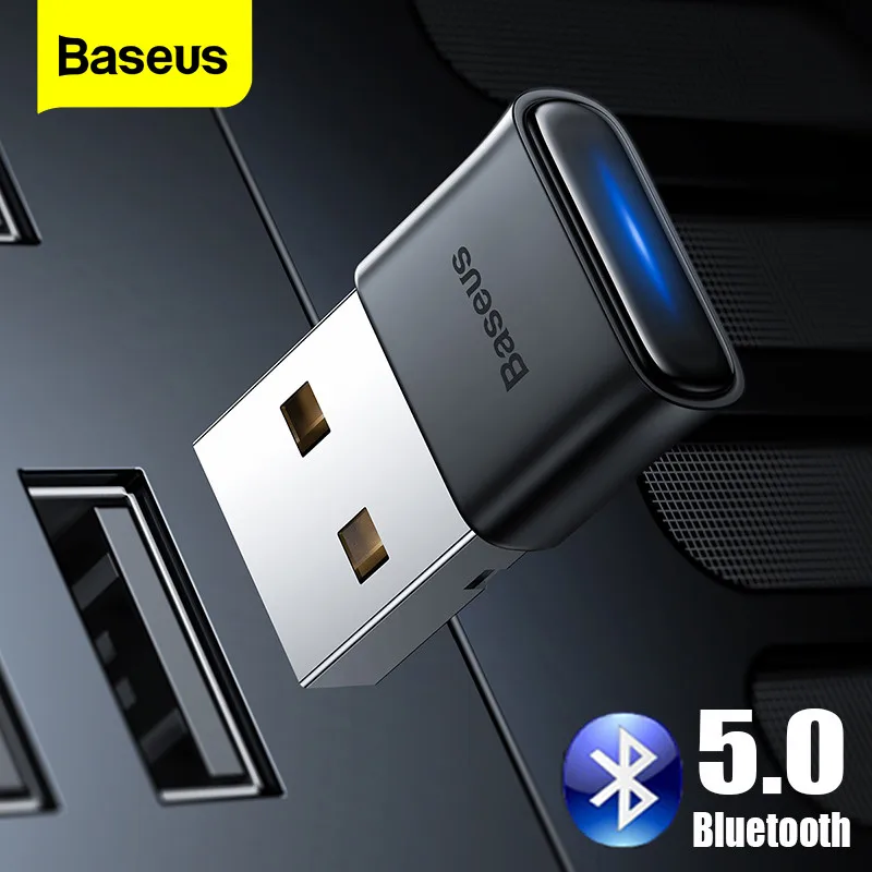 USB Bluetooth-адаптер Baseus Bluetooth 5 0 музыкальный аудиоресивер для ПК геймпад динамик