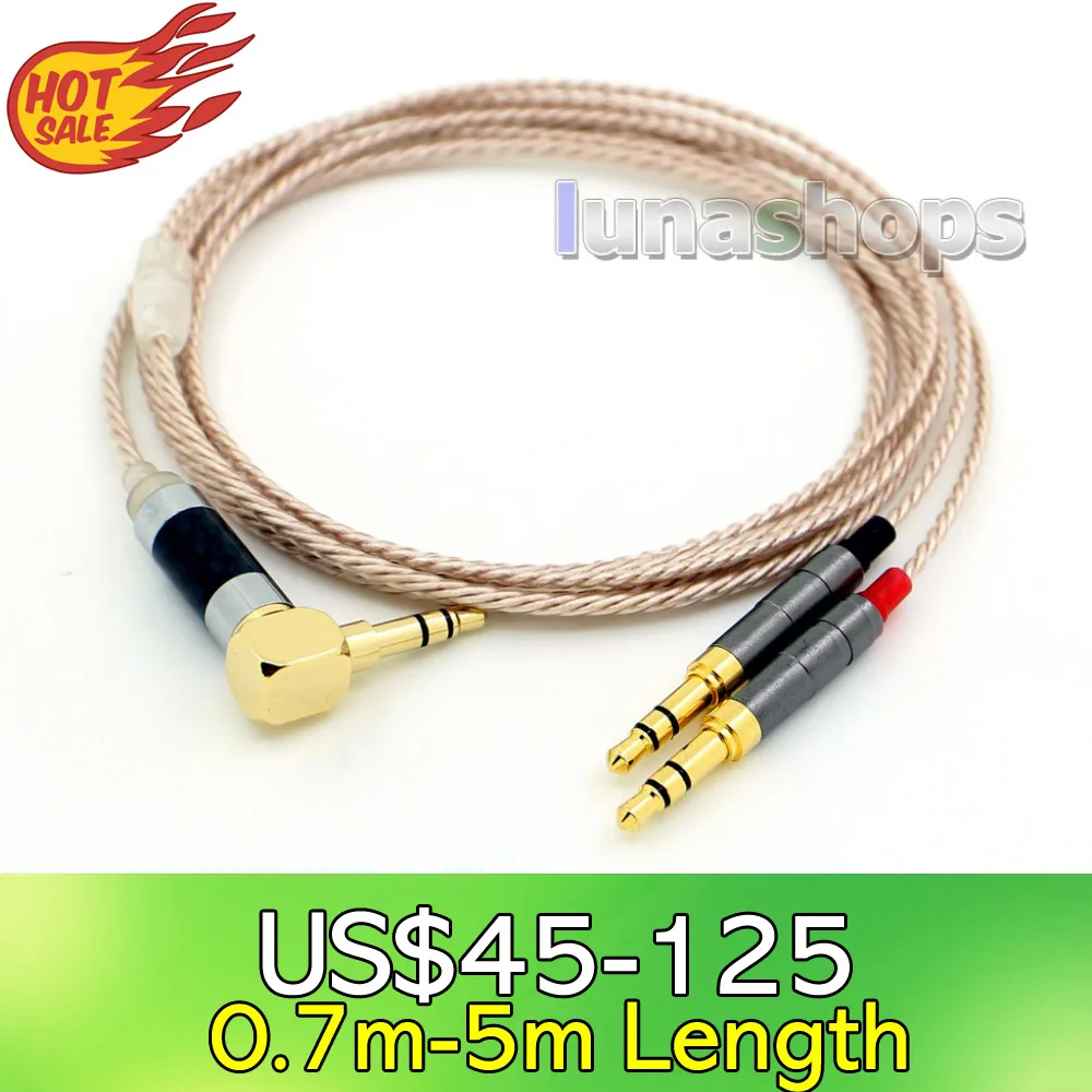 

LN006433 Hi-Res Headphone Earphone Cable For Onkyo A800 Headphone 3.5mm Pin