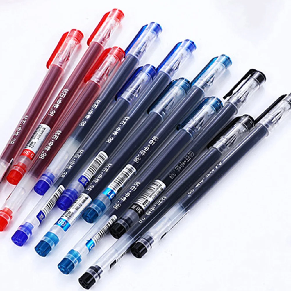 

12Pcs Gel Ink Pen 0.38mm Student Stationery Office DIY Sketching Writing Tool School office supplies