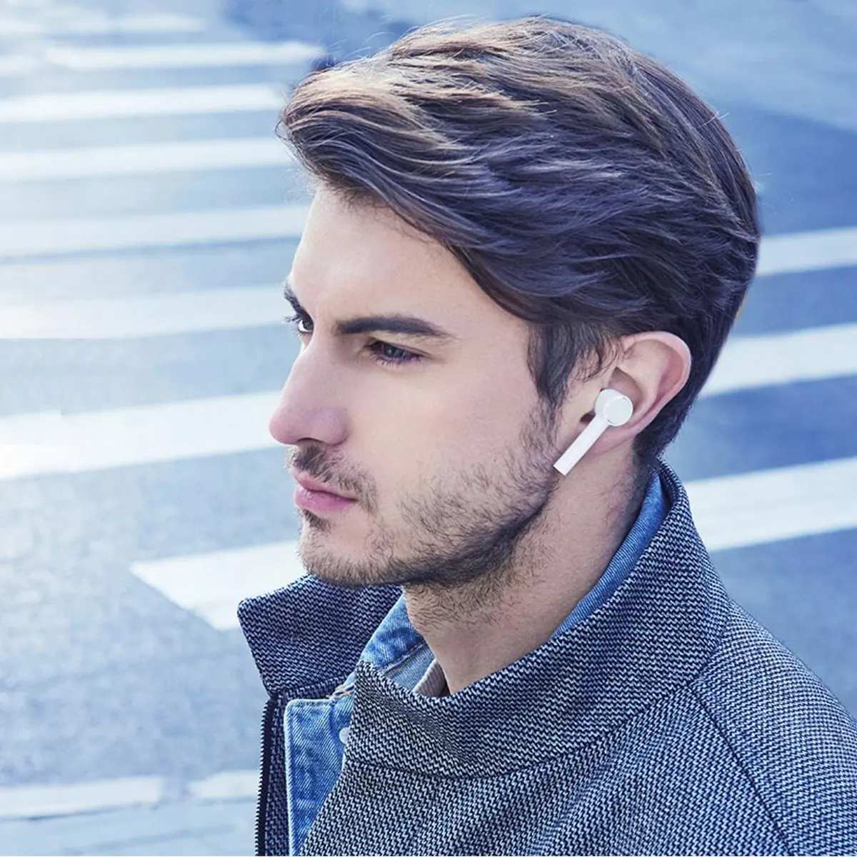 XIAOMI оригинальные наушники Air TWS bluetooth настоящие Беспроводные спортивные стереонаушники ANC переключатель ENC автоматическое управление паузой