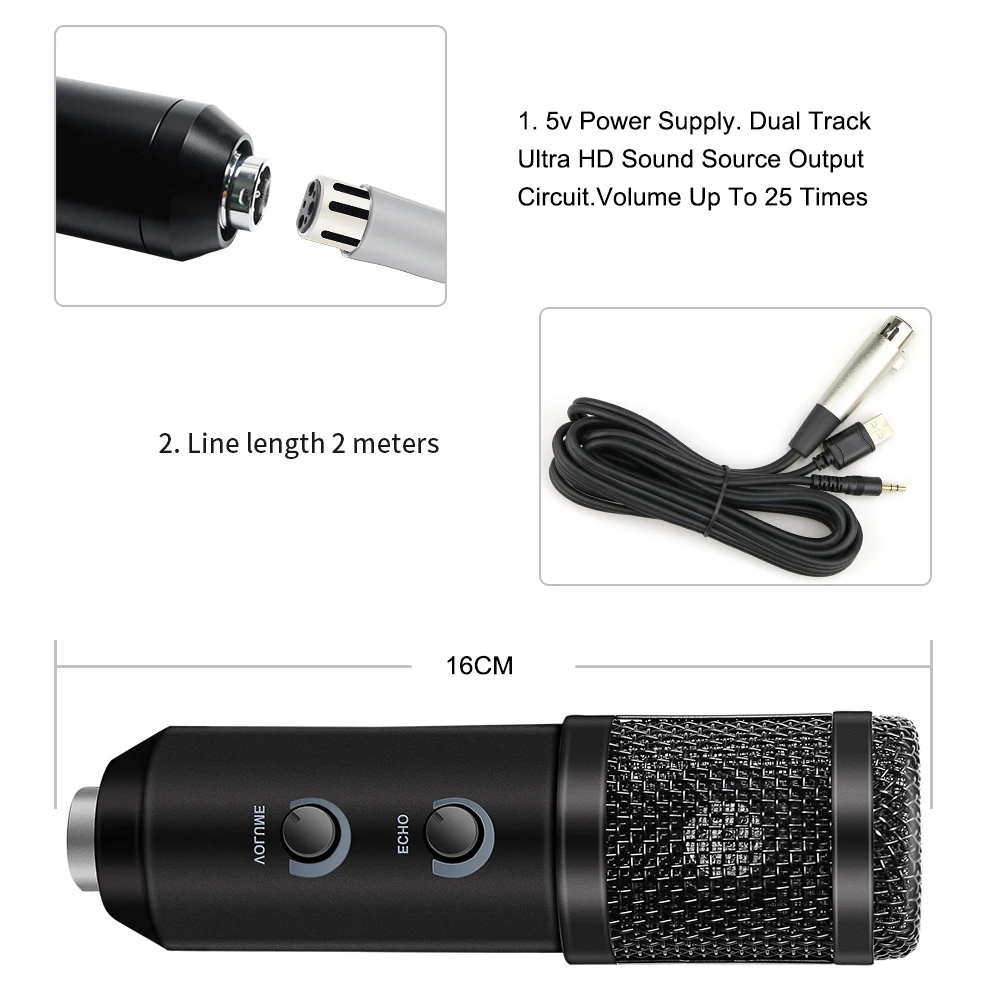 Микрофон microfono bm 900 USB для караоке Студийный конденсаторный микрофон 800 записи