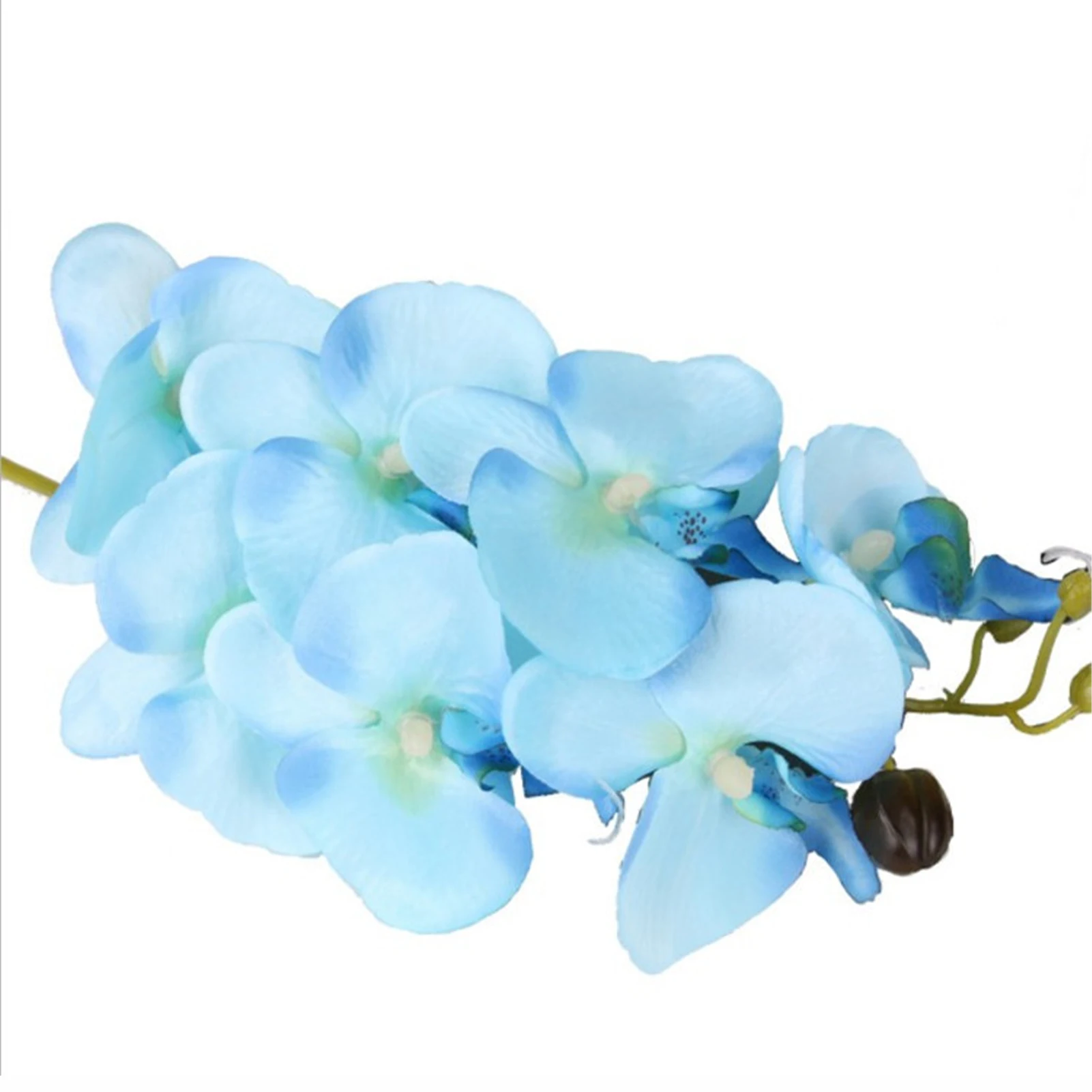 7head Hotel Artificial Butterfly Orchid Silk Flower Fake Table Garden Wedding Bedroom Party DIY Office Bouquet Home Decoration | Дом и сад