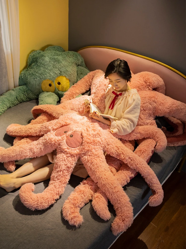 

Cartoon Cute Simulation Octopus Big Bed Cushion Seat Cushion Flush H3