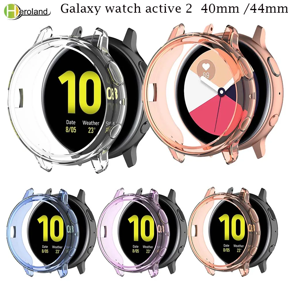 Защитный чехол для Samsung Galaxy Watch active 2 44 мм 40 аксессуары умных часов защитные чехлы