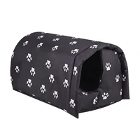 pets house safe waterproof warm stray cats shelter pet big dog house fully washable pet kennel cylinder portable