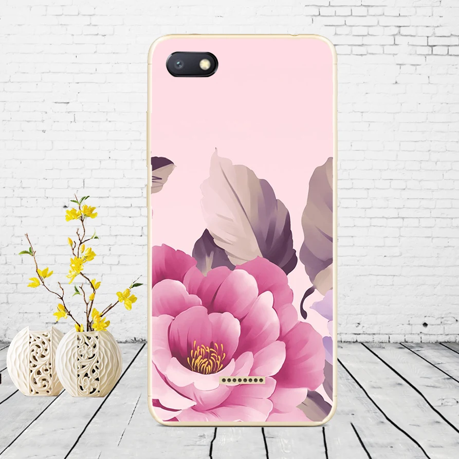 B30 Силиконовый чехол для xiaomi redmi 6a защитный чехол Мягкий ТПУ чехол для телефона Чехлы для xiaomi redmi 6A чехол бампер 6a Coque - Цвет: B30