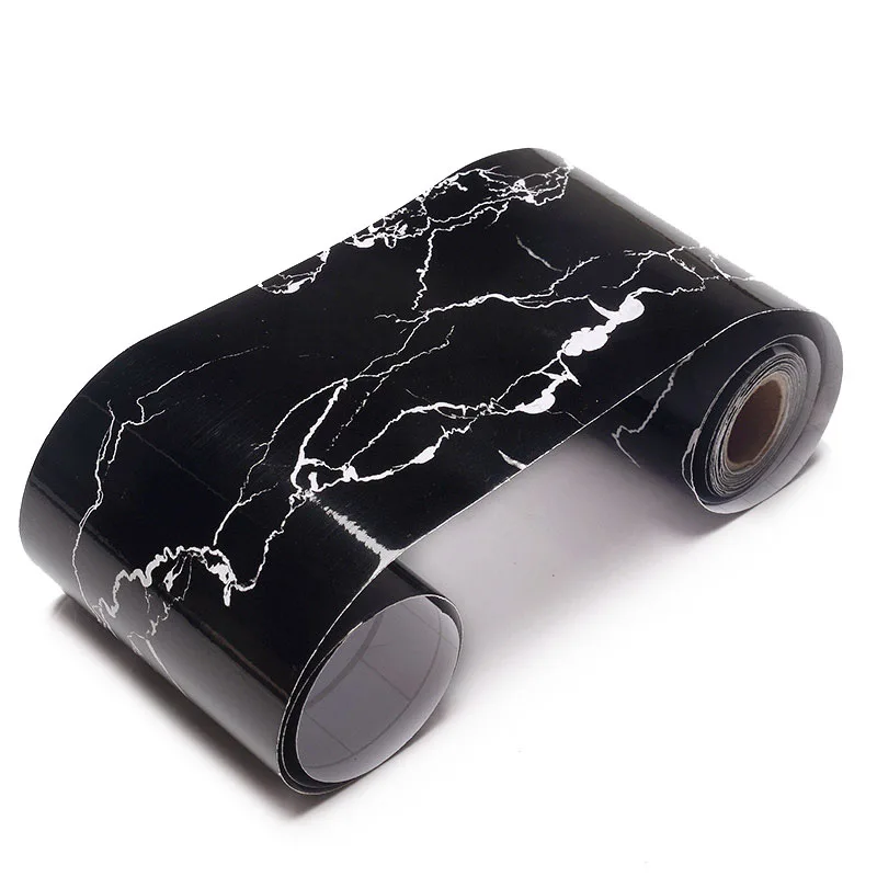 Обои с мраморным узором линия талии водонепроницаемые DIY самоклеющиеся для