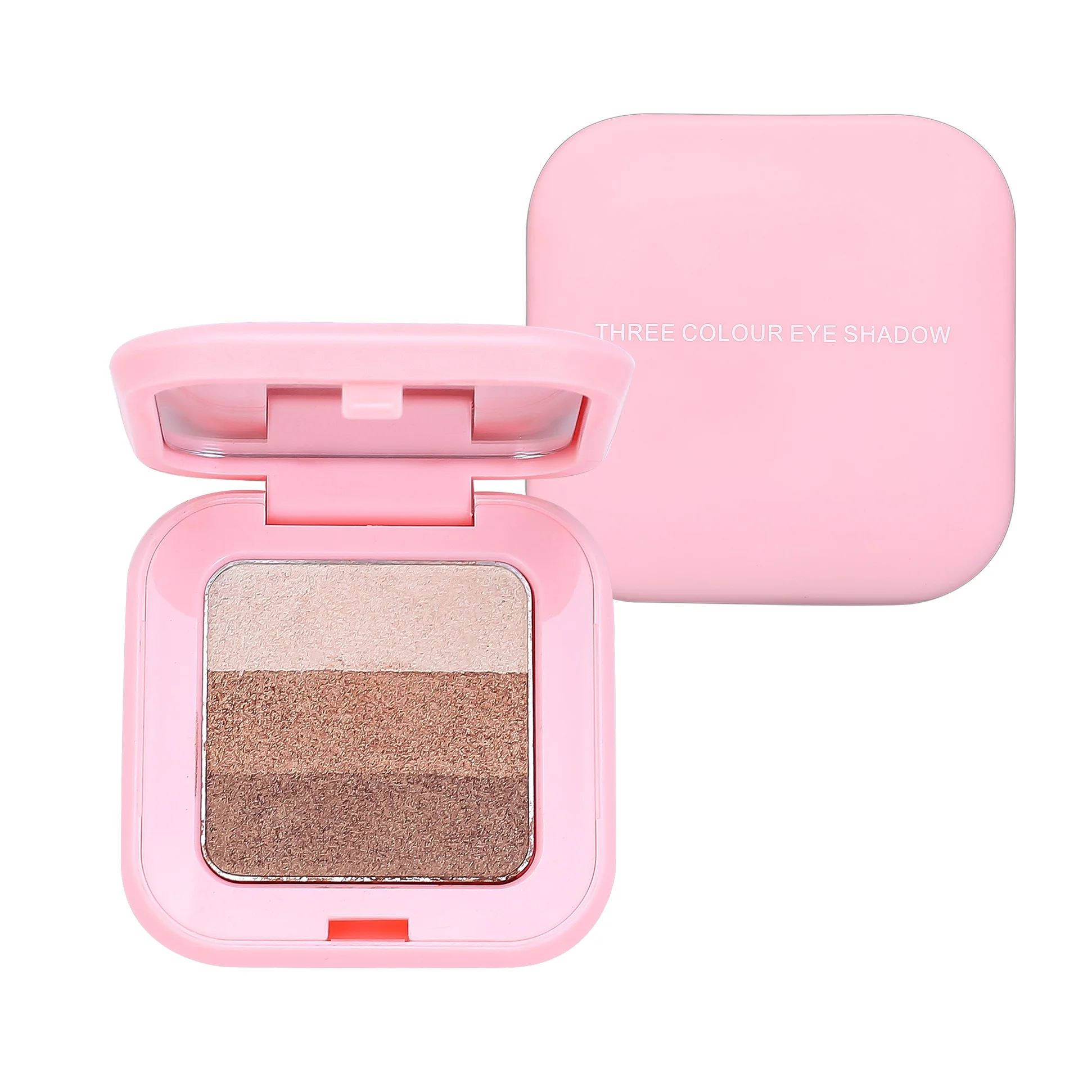 Три цвета выпечки тени для век длительный водонепроницаемый матовый блеск Тени