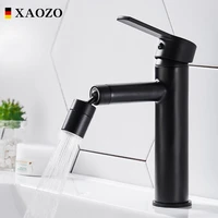 304 stainless steel 360 rotate basin faucet bathroom kitchen faucet water saving tap nozzle cold and hot tap