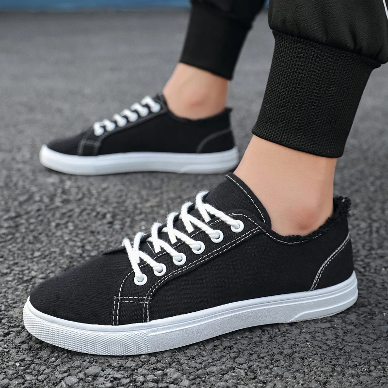 

Men Vulcanize Shoes New 2020 Sneakers Men Fashion Replica Shoes Classic Canvas Sneakers Soft Flat Shoe White Sneakers Men