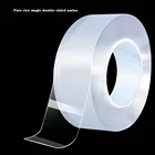 1235 м нано-лента без следов Двусторонняя лента прозрачная без следов многоразовая водонепроницаемая клейкая лента очищаемая домашняя gekkotape