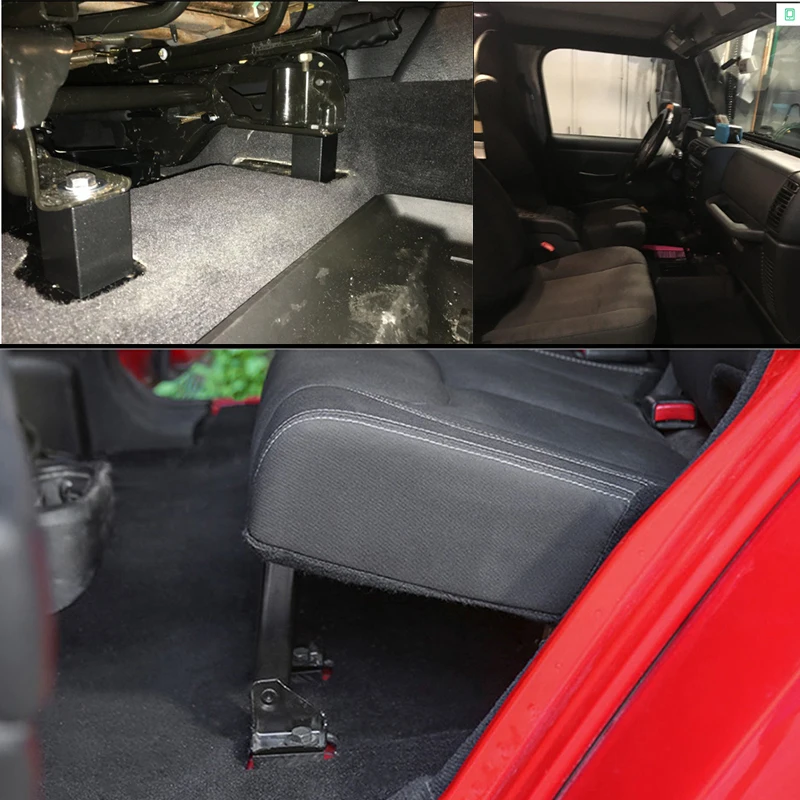 Комплект сиденья для Jeep Wrangler JK JL4 Door 2007-2018 Delrin болты и Шайбы запчастей заднего SUV |