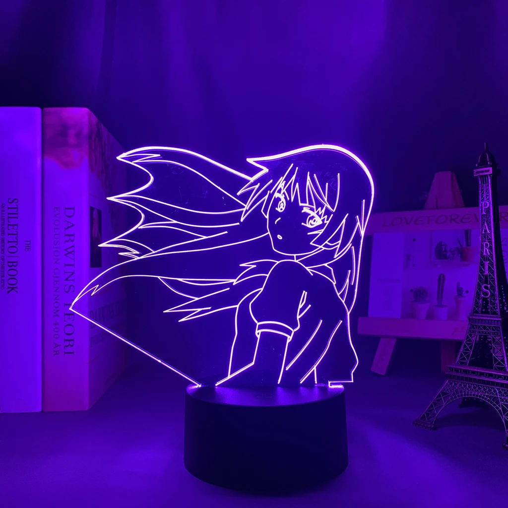 

Аниме светодиодный светильник Bakemonogatari для спальни Декор ночсветильник манга детский подарок на день рождения комната аниме 3d лампа ...