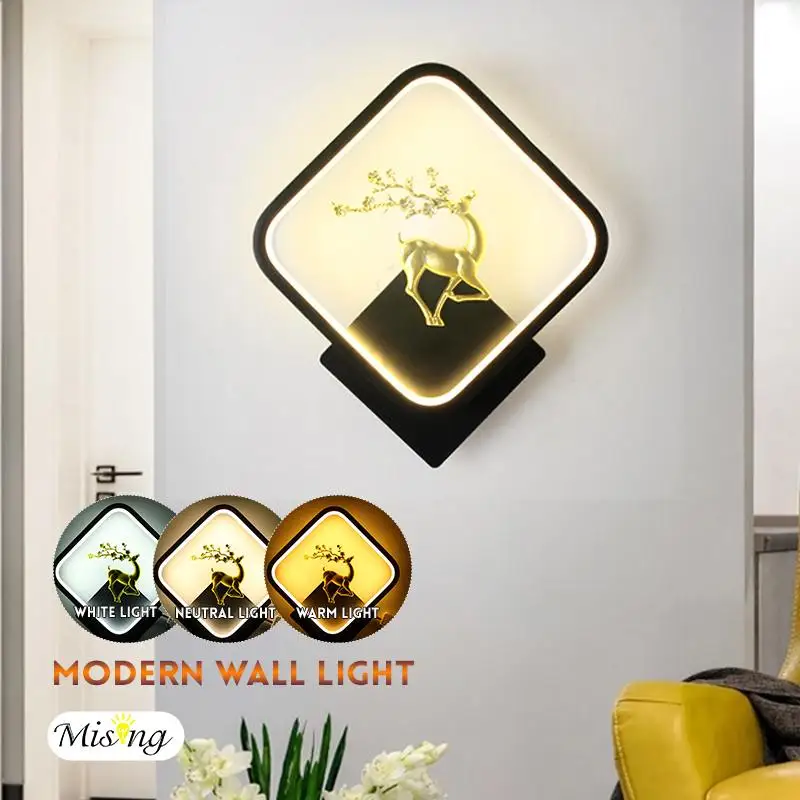 

Modern Lustre Art Wall Lamps LED Wall Lights For Living Room Bedroom Bedside Aisle Sconce Corridor Light Lighting Fixture