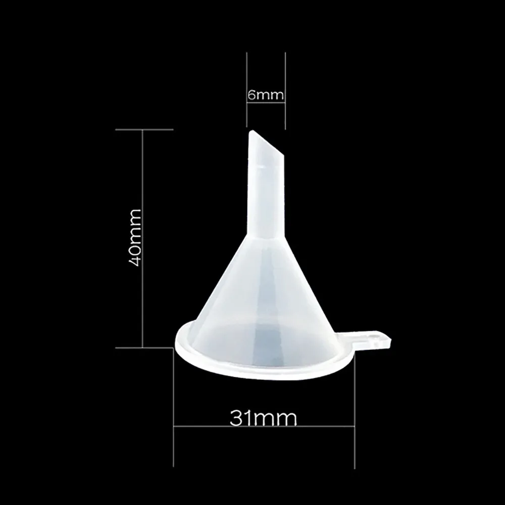 

10pcs Mini Flower Funnel For Rechargeable Essential Oil Perfume Bottles Small Plastic For Perfume Diffuser Bottle Mini