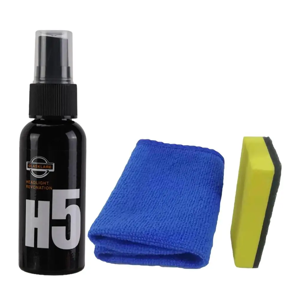 

50ml Car Headlight Repair Tool Kit Maintenance Retreading Agent Car Clean repair fluid Restoration agent