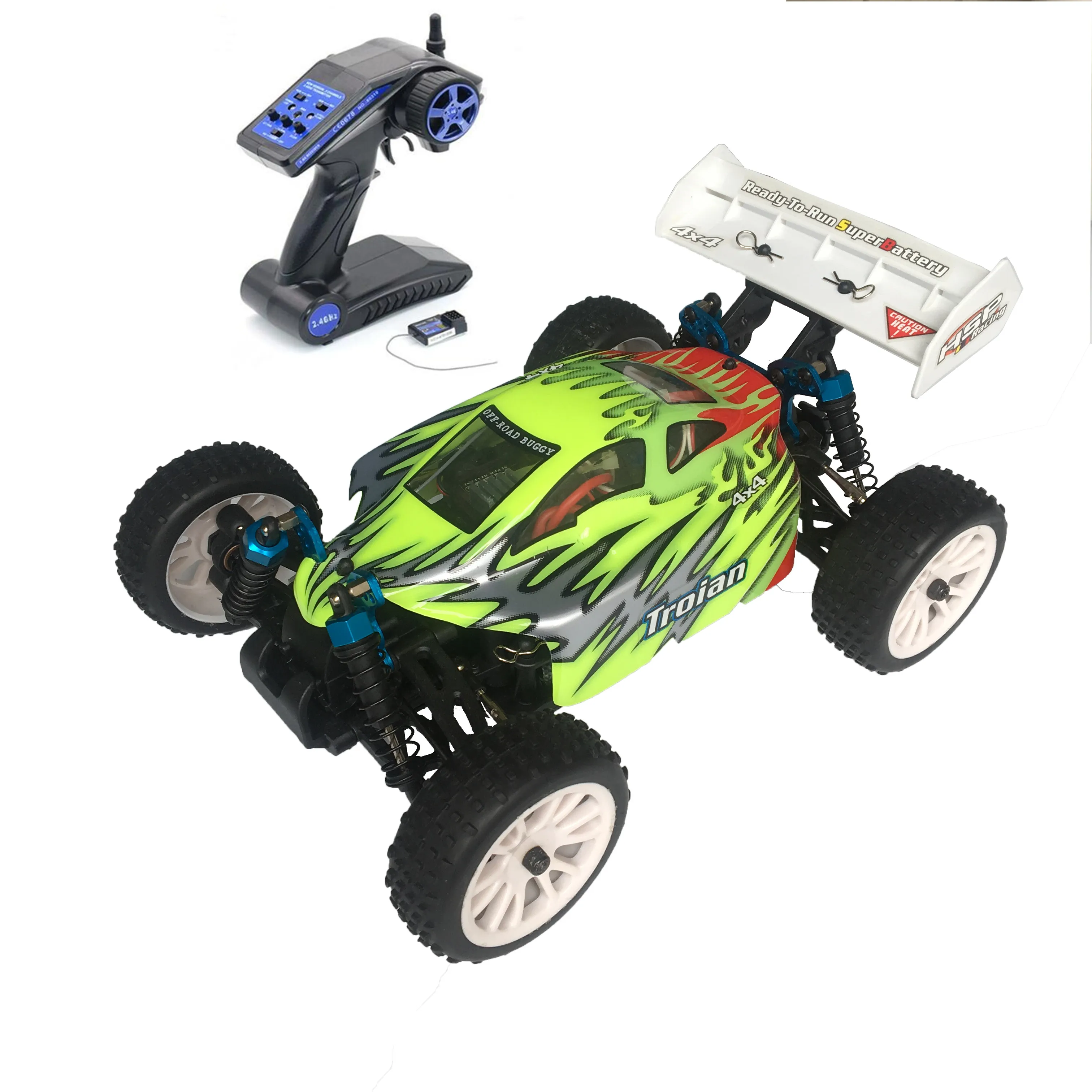 Подлинный HSP 1/16 масштаб внедорожный электрический багги 4WD RTR RC автомобиль Troian 94185