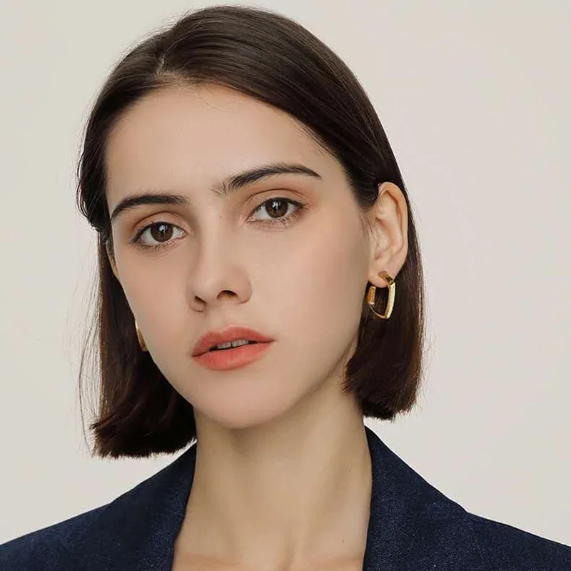 Винтажные серьги-подвески MOPAI в форме ромба для женщин, подарки, французские Серьги золотого цвета 2021, модные ювелирные изделия в стиле нормкор, аксессуары Винтажные серьги-подвески MOPAI в форме ромба для женщин, подарки, французские Серьги золотого цвета 2021, модные ювелирные изделия в стиле нормкор, аксессуары