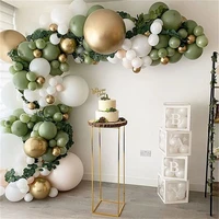 macaron christmas oliver green balloon arch garland kit confetti latex balloons for kid baby shower wedding birthday balloons