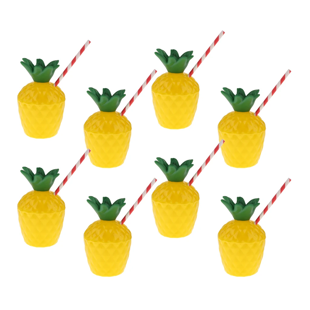 

8 упаковок, набор украшений для вечевечерние в тропических Гавайских джунглях-декор для ананасов