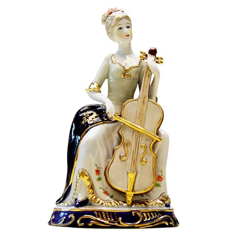 

1pc ceramic crafts porcelain table ornaments statuette ornaments crafts porcelain ornaments