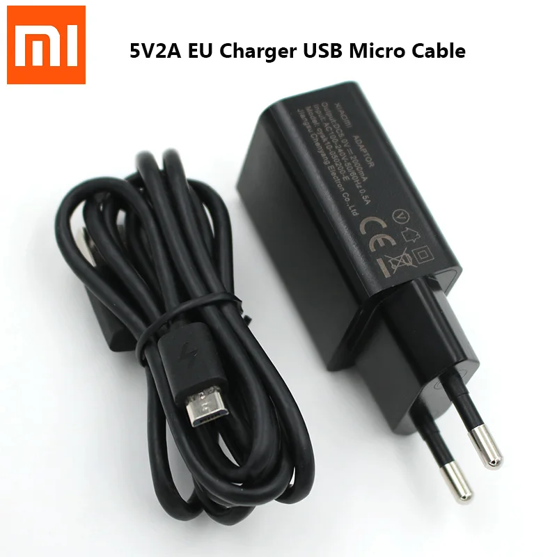 Оригинальное зарядное устройство Xiaomi 5 В/2 А адаптер питания европейского